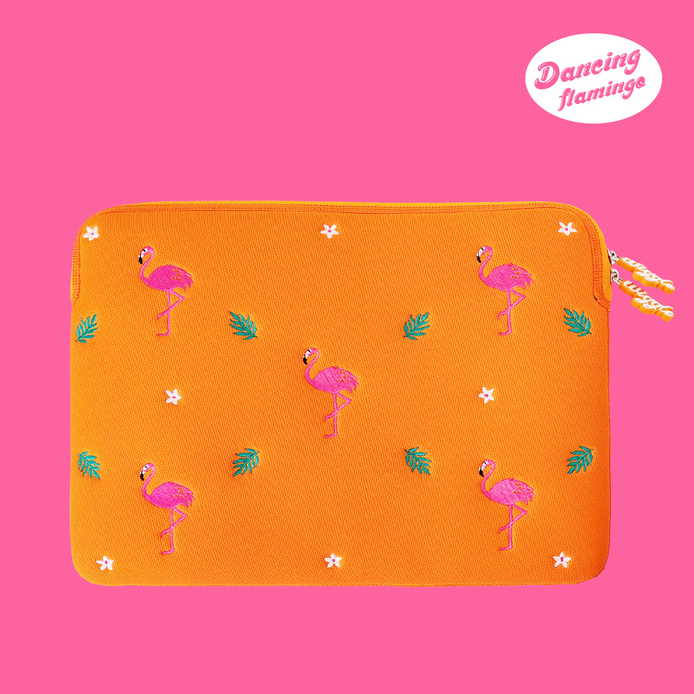 노트북파우치 - Dancing Flamingo