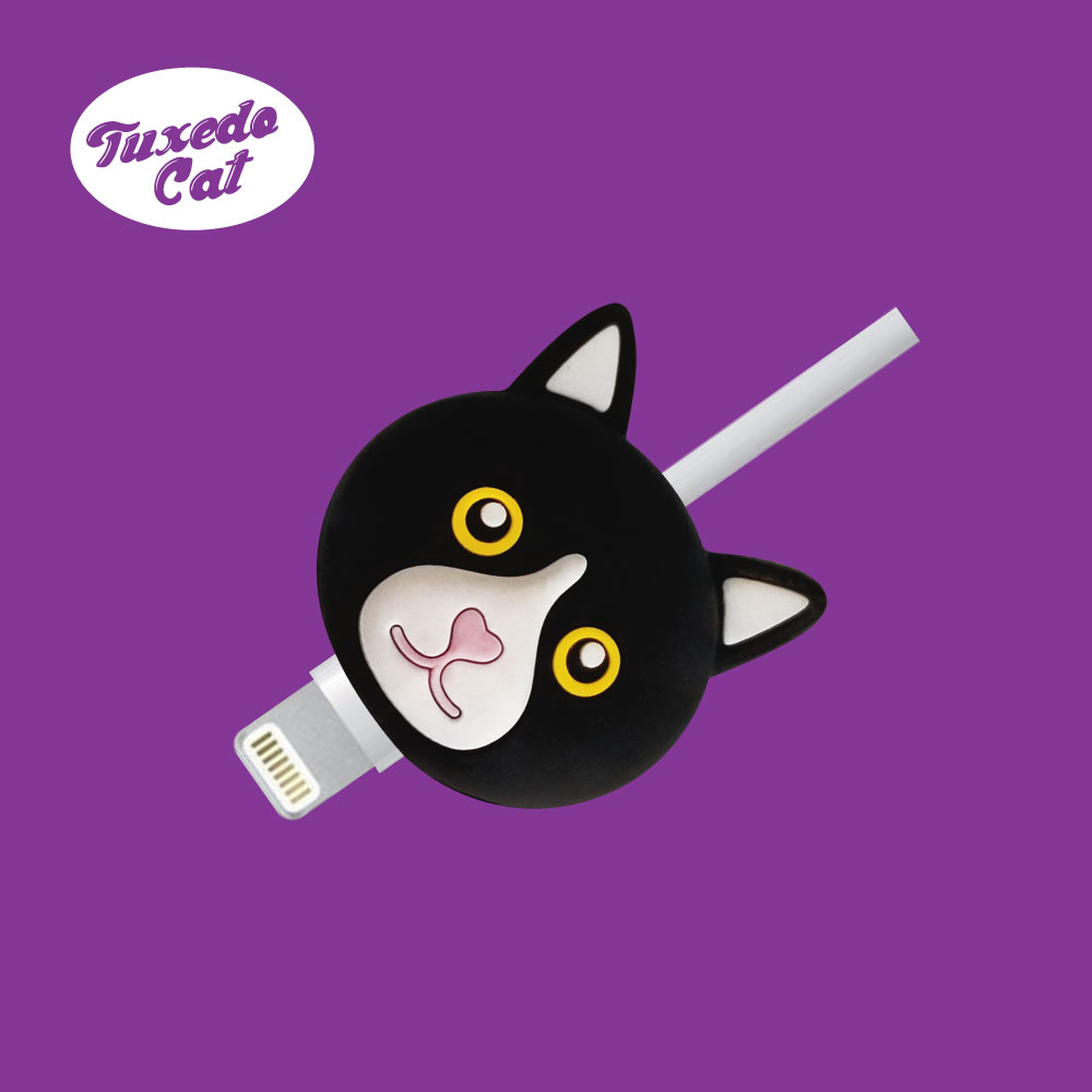 케이블보호캡 - Tuxedo Cat