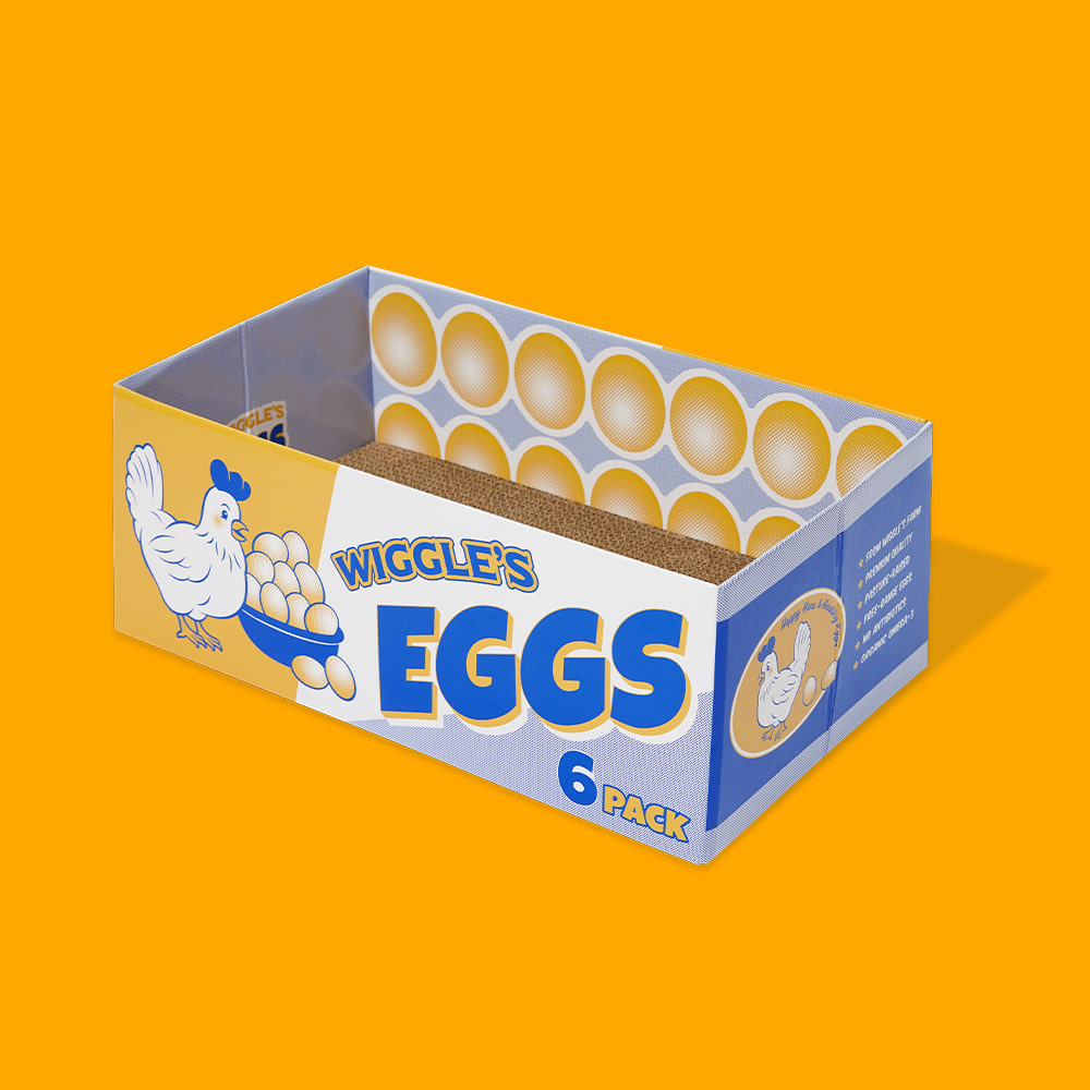 캣 스크래처 박스 - Egg