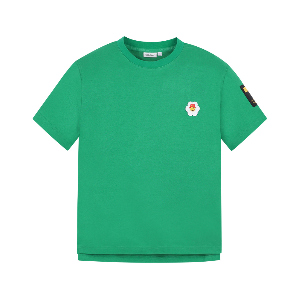 [골든베어X위글위글] 그래픽 티셔츠 - GREEN