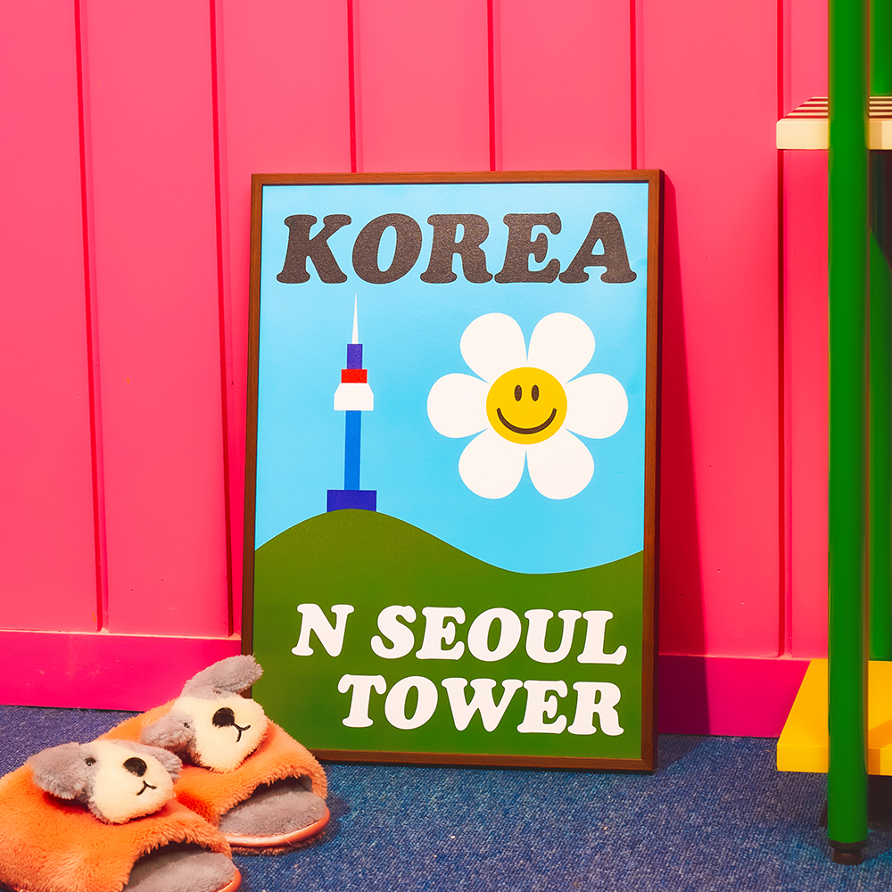 [디스모먼트 X 위글위글] 인테리어 포스터 - Seoul