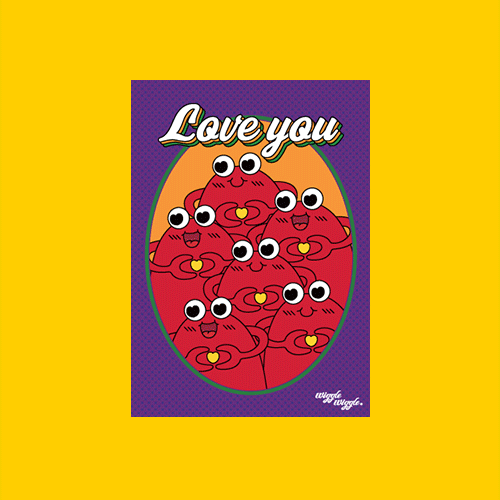 렌티큘러 카드 - Love You