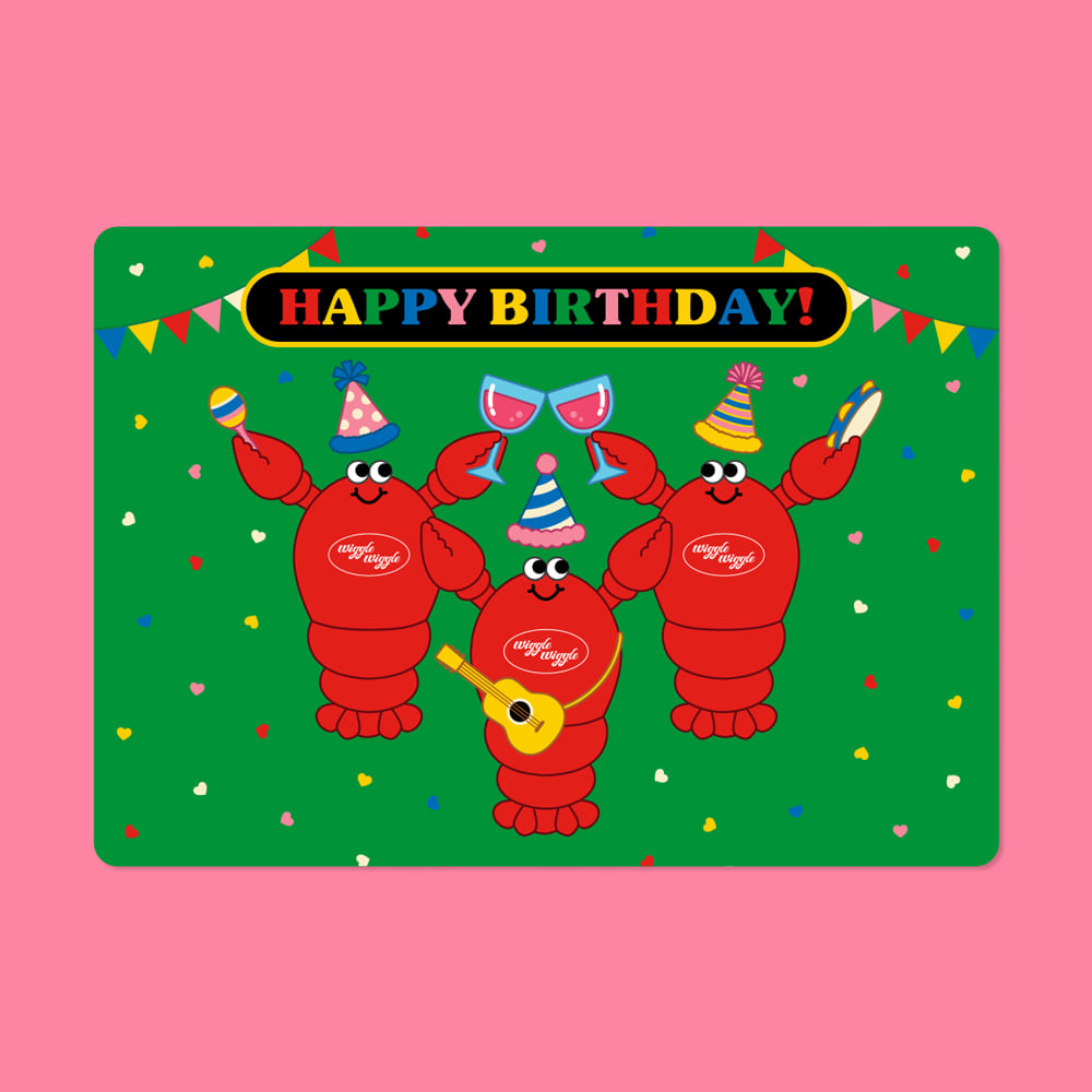 렌티큘러 카드(S) - Birthday Party