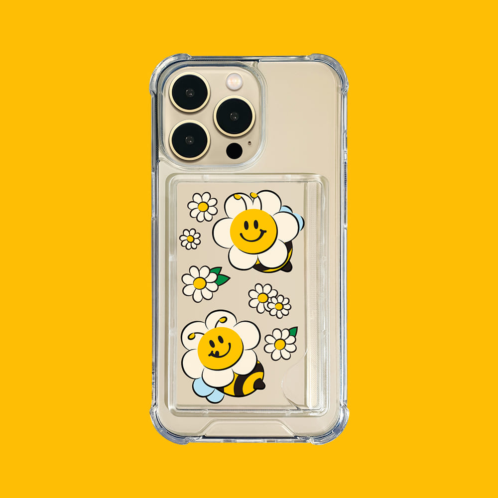 [주문제작]투명 카드케이스 - Honey Bee